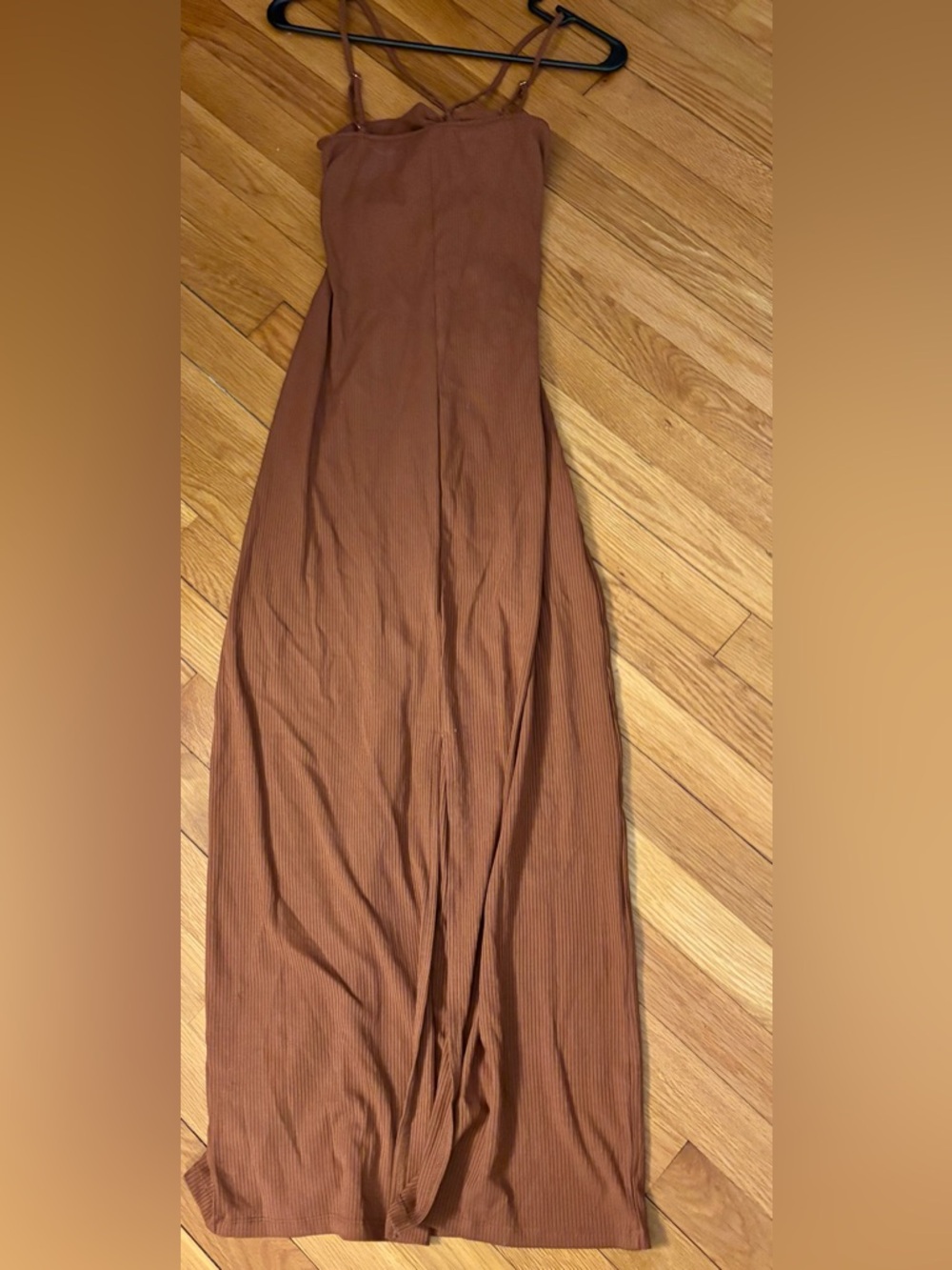 l*space, Brown Cut-Out Midi Dress, size Large - Picture 3 of 5